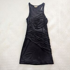 silence + noise black bodycon dress